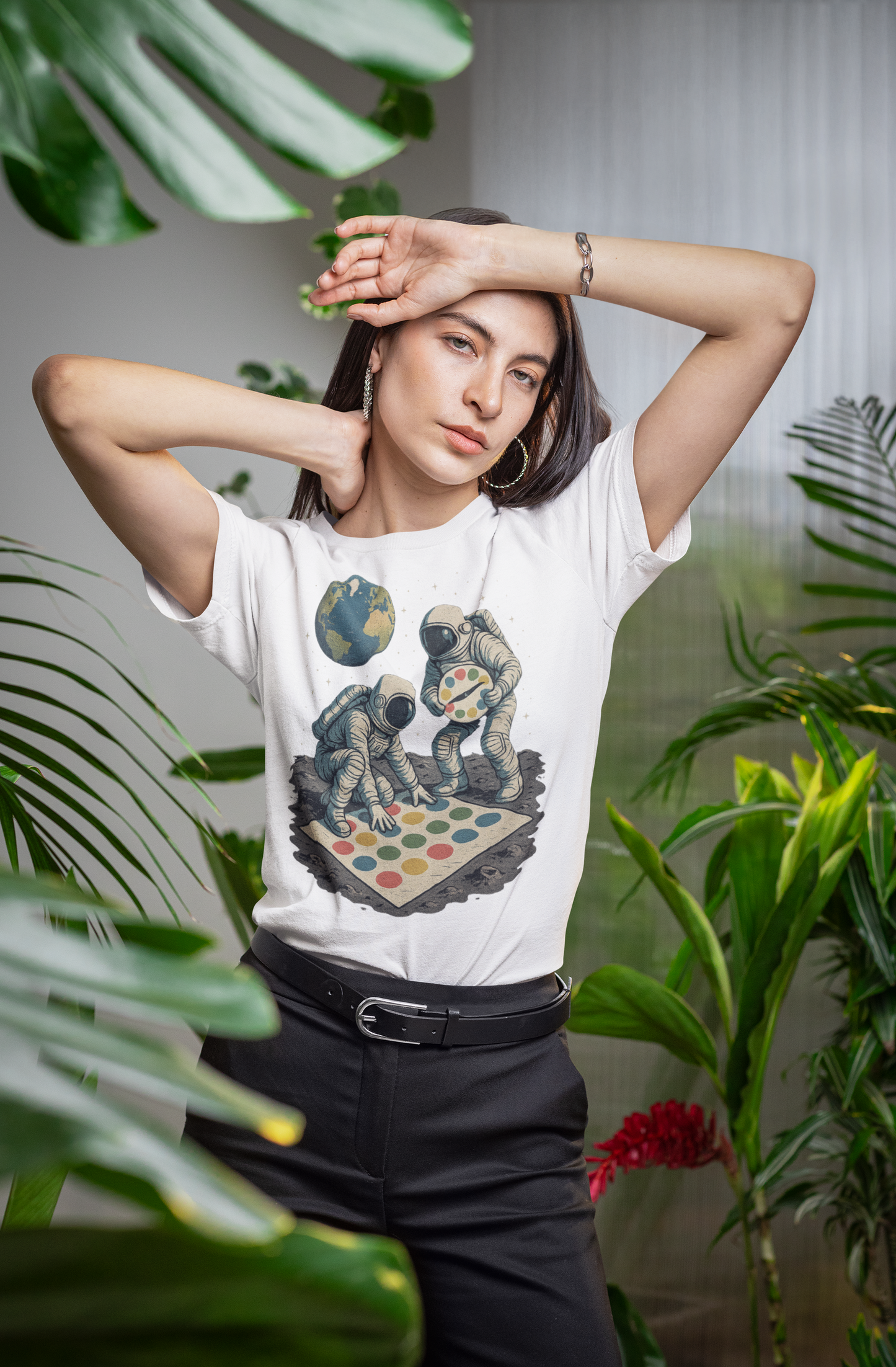 Moon fun organic cotton T-shirt