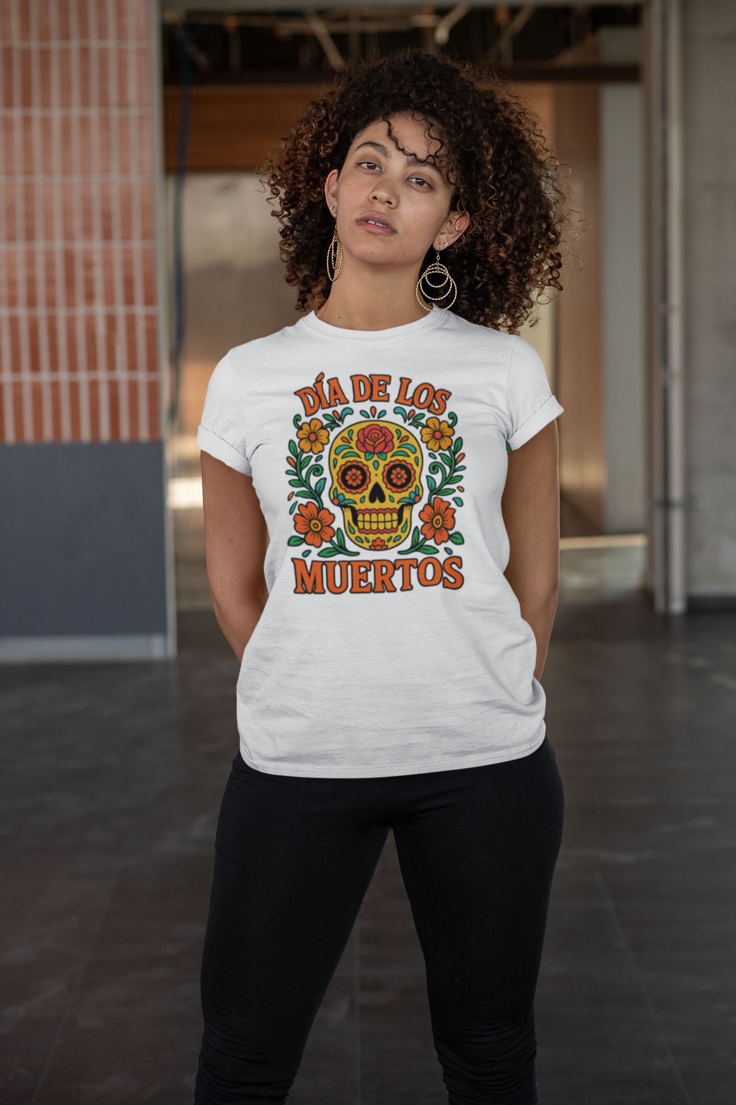 Día de los Muertos organic cotton T-shirt